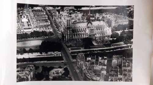 Ancienne photo aérienne - photo, de