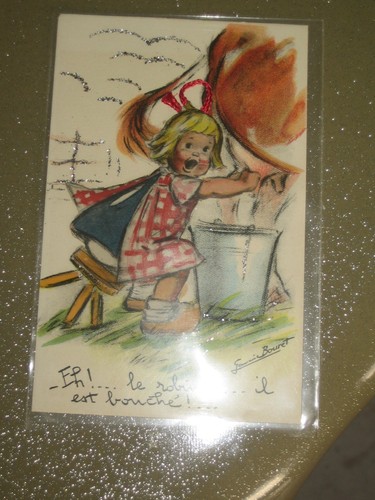 Carte postale germaine - postale,