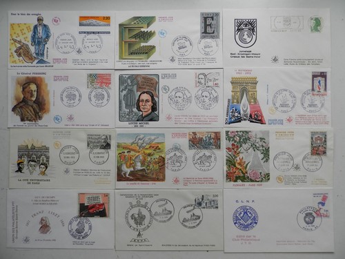 Timbres france theme - france, 3)