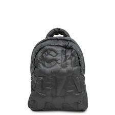 CHANEL Doudoune Backpack Nylon Gray A91933