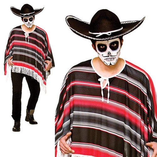 Jour des morts poncho - morts, mexicain