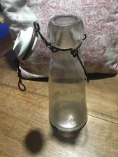 Bouteille de lait en verre