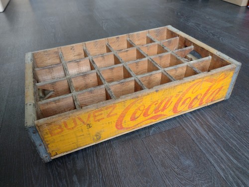 Caisse bouteilles coca cola - caisse,