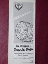 5/1983 PUB FN HERSTAL MOTEURS FABRICATIONS AERONAUTIQUES ORIGINAL FRENCH AD