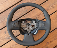 NEW LEATHER Steering Wheel Renault Master III Nissan NV Opel Movano w Switches
