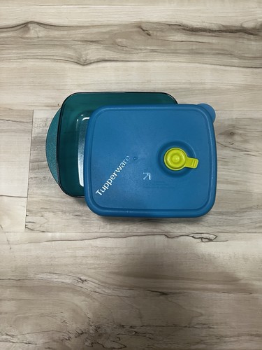 Tupperware vent serve teal - tupperware, n