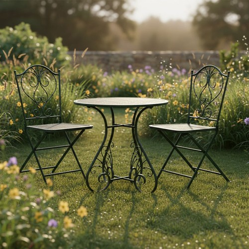Ensemble table chaises en - ensemble,
