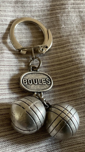 Ancien porte clefs boules - porte,