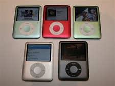 Apple iPod Nano 3rd 4GB 8GB All Color Work Great TESTED New Battery Mp3 Players