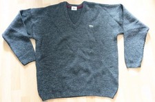 Pull Lacoste homme col V gris