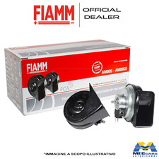 Paire Trompettes Klaxon Fiamm AM80SX 12V pour Auto Moto Camion + Rele ' +