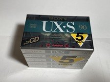 LOT PACK 5 AUDIO CASSETTE SONY