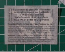 Décalcomanie Planche N°9