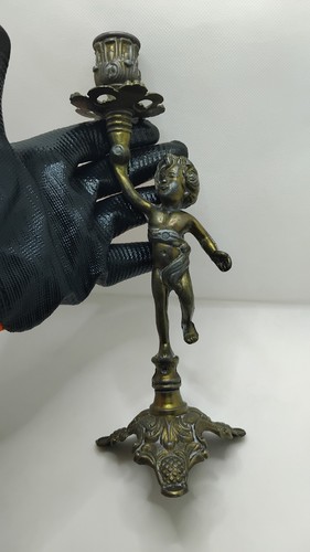 Bougeoir putto ange angelot - bougeoir,