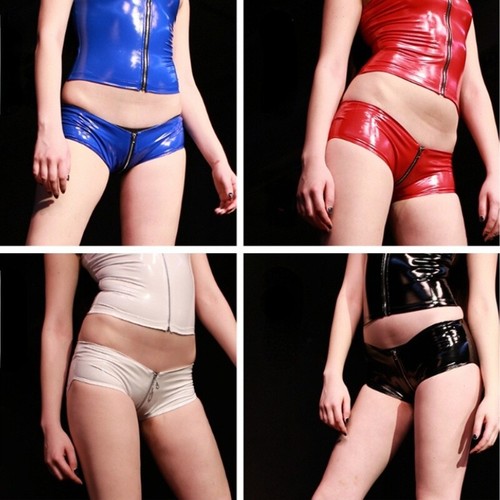 Femme faux latex short - femme, bas