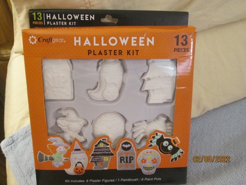 Halloween plaster craft - craft, 13