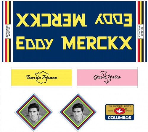 Adhésifs cadre eddy merckx - cadre,