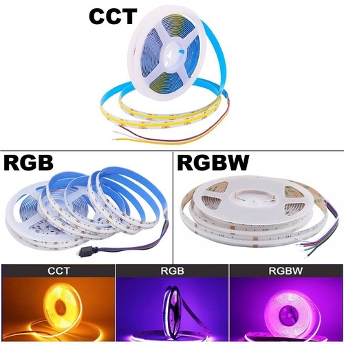 Cob led strip cct rgb - cob,