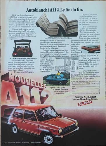 Autobianchi a112 junior - autobianchi,