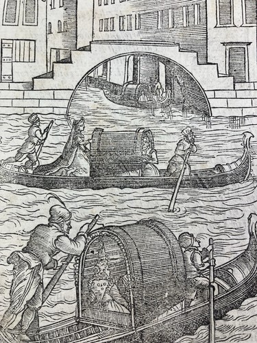 Gondole venise 1598 - gondole, en