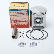 Kit de piston OEM Kawasaki 125 AR125 AR-125 Kawasaki AR surdimensionné 0,50 Nos