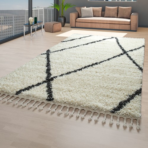 Tapis scandinave beige salon - scandinave,