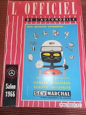 REVUE SALON 1966 L'OFFICIEL DE L'AUTOMOBILE 280 PAGES (ref 31)