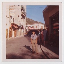 Large Mexican Boy Street Sun Shadow Hat - Vintage Photo Snapshot