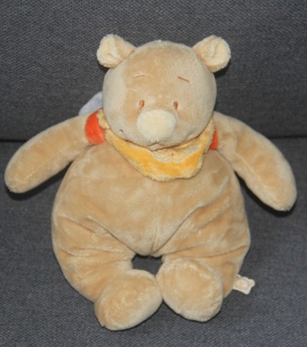 Doudou ours beige sac dos - à,