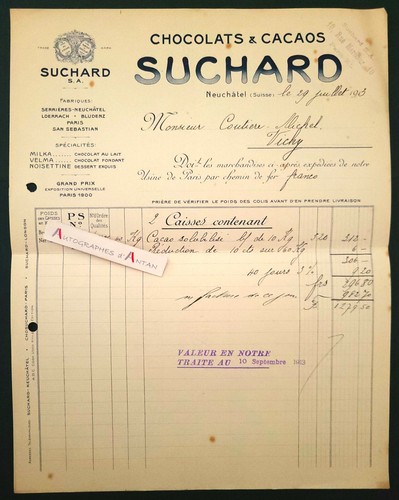 Suchard 1913 neuchâtel - ●,
