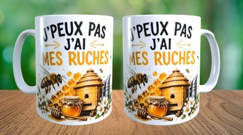 Mug humour peux pas - mug,