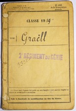 WW1 WW2 Military Engineering Booklet Vaccination Militaria