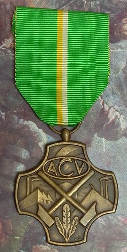 Belgique medaille acv hommage - acv,