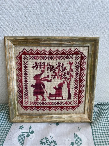 Petit cadre deco broderie - petit,