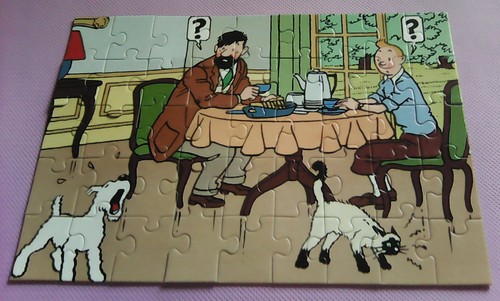 Puzzle jeux nathan tintin - puzzle, 45
