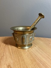 Petit Mortier en bronze doré