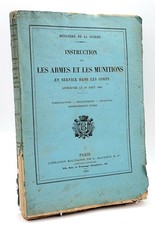 INSTRUCTIONS SUR LES ARMES ET