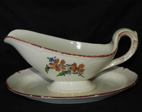 Saucière ancienne faïence - saucière,
