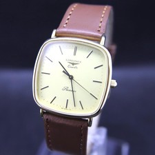 Longines Pleasant Watch Quartz Square 30mm Homme Vintage Gold Swiss Made