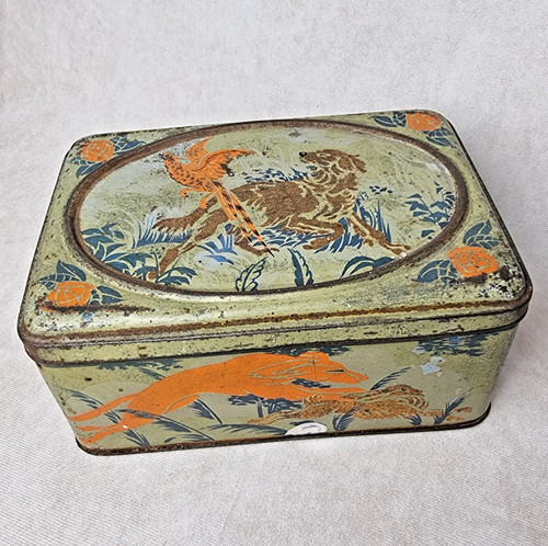 Boîte métal vintage art - boîte,