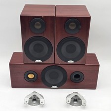 Monitor Audio Radius 90 Bookshelf Speakers (Pair) + Radius 180 Center Speaker 