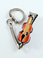 PORTE-CLES - Coupe-Ongles - VIOLON - Métal, Vintage 1960s -
