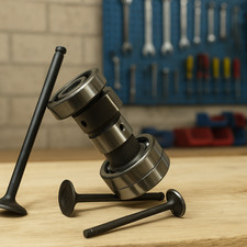 arbre à cames + deux soupapes