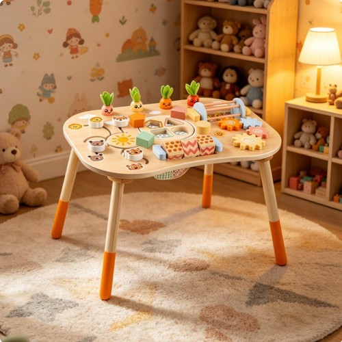 Table activités éducatif - table, d'activités