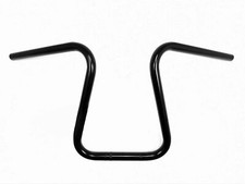 1 Pouce (25,4mm) Guidon Bobber Extreme 35cm Noir compatible avec Harley-Davidson