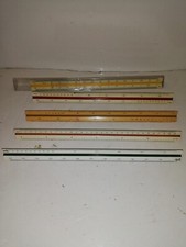 LOT DE 5 REGLE TRIAGULAIRE A