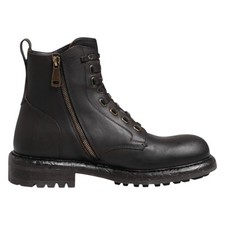 Bottes En Cuir Marron Foncé