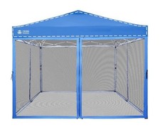 Gazebo Mosquito Net for 10 x 10 Pop Up Canopy - Patio Gazebo Mesh Sidewall wi...