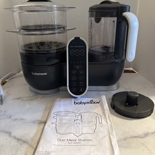 Babymoov Duo Meal Station 5 in 1 Food Processor with Steam Cooker - A001125