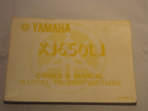 Yamaha xj650lj xj650 - yamaha,